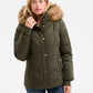 Women's Faux-Fur-Trim Hooded Puffer Coat, Exclusively at Macy's