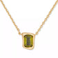 Cubic Zirconia Pendant Necklace, 16" + 3" extender