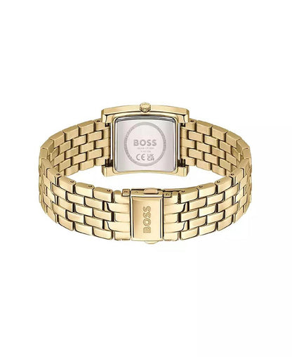 Women's Lucy Quartz Basic Slim Ionic Plated Thin Gold Steel Watch, 23mm