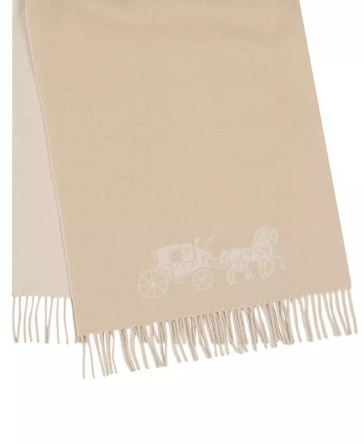 Women's Oversized Bicolor Horse and Carriage Muffler