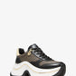 Arla Leather and Suede Trainer