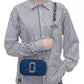 The Denim Chain Snapshot Crossbody Bag