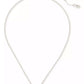 Cubic Zirconia Pendant Necklace, 16" + 3" extender
