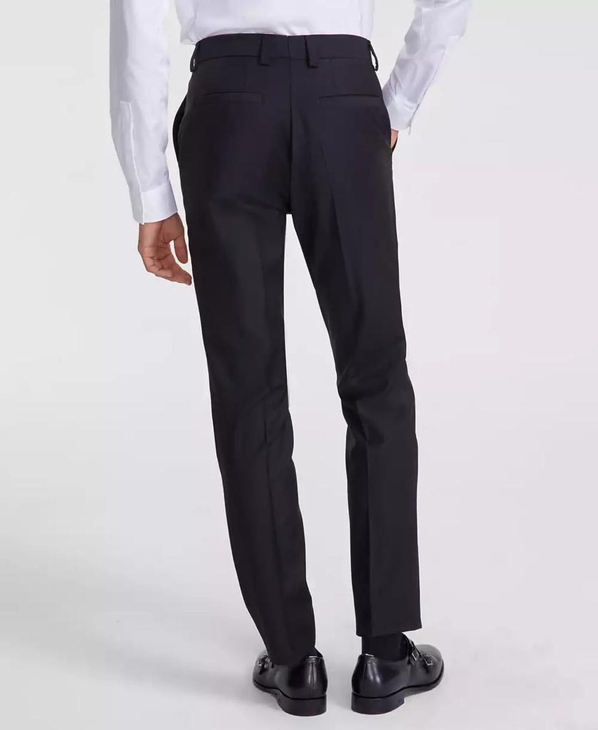 Men Modern-Fit Stretch Solid Nested Suits
