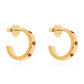 Kate Spade Set In Stone Huggies Earrings