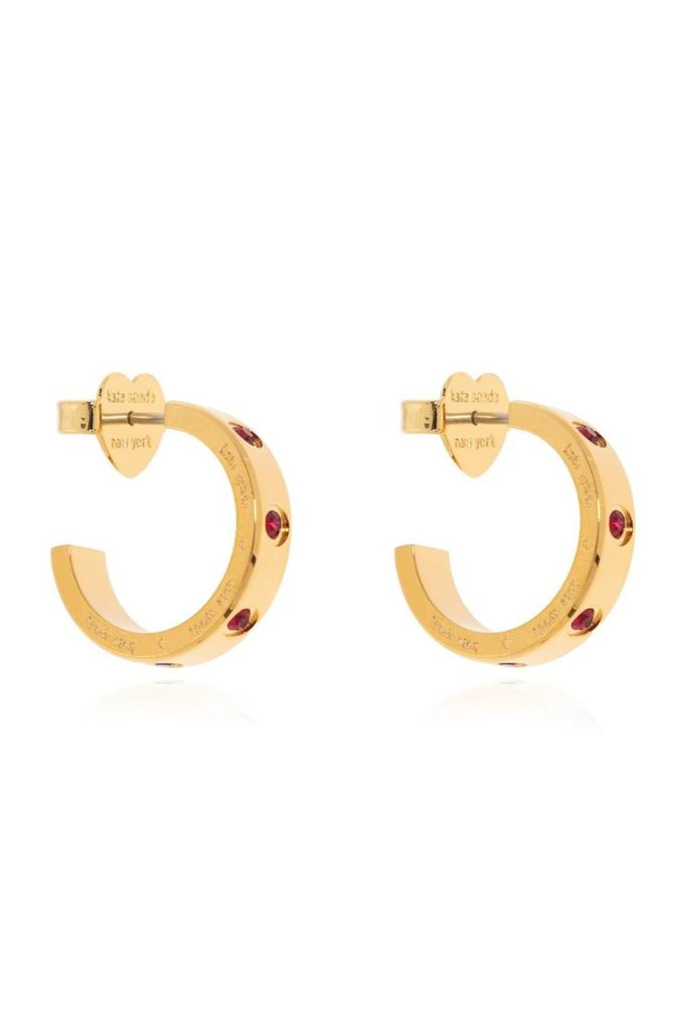Kate Spade Set In Stone Huggies Earrings
