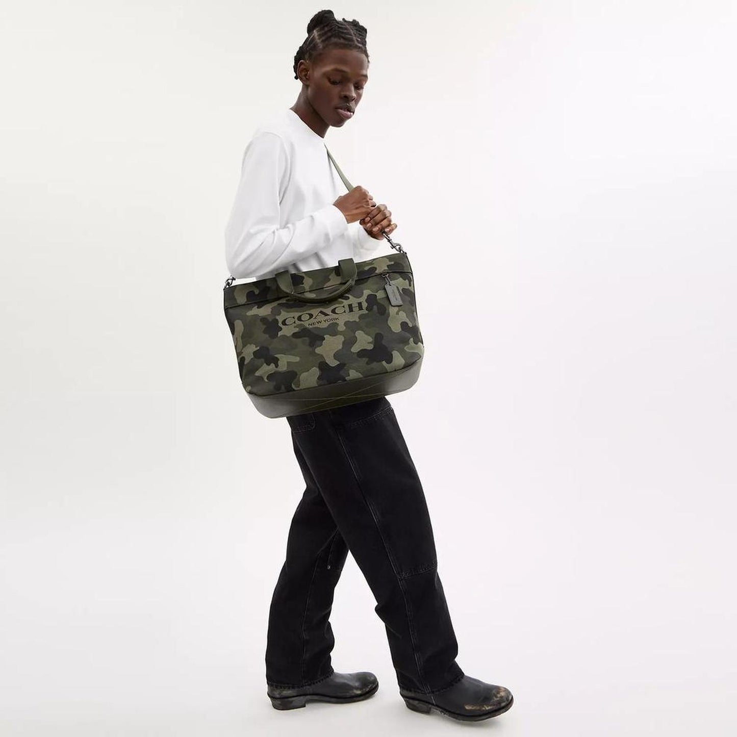 Tote Bag 38 With Camo Print