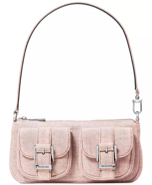 Zoe Small Denim Convertible Shoulder Bag