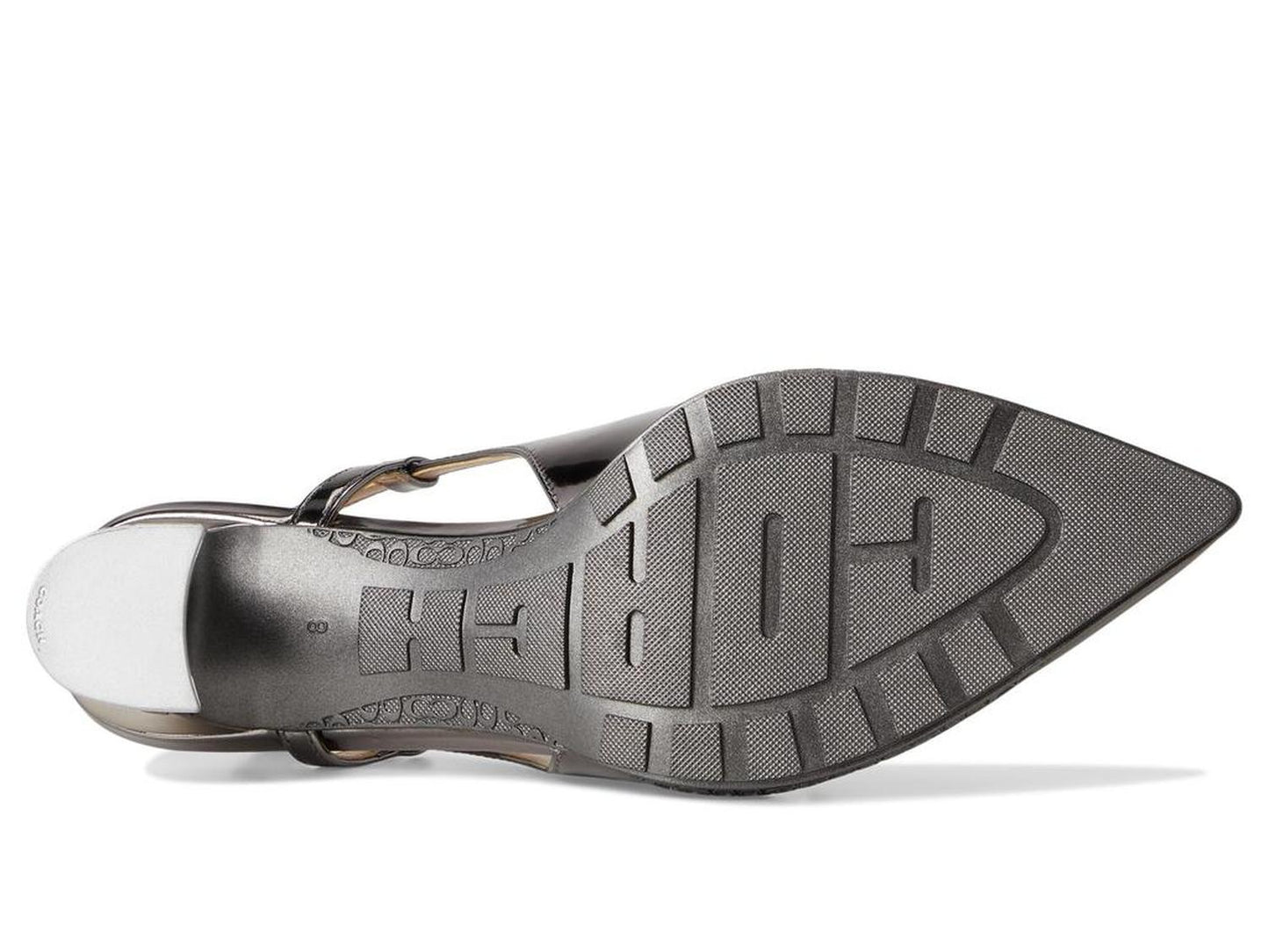 Nikola Metallic Leather Hybrid Slingback