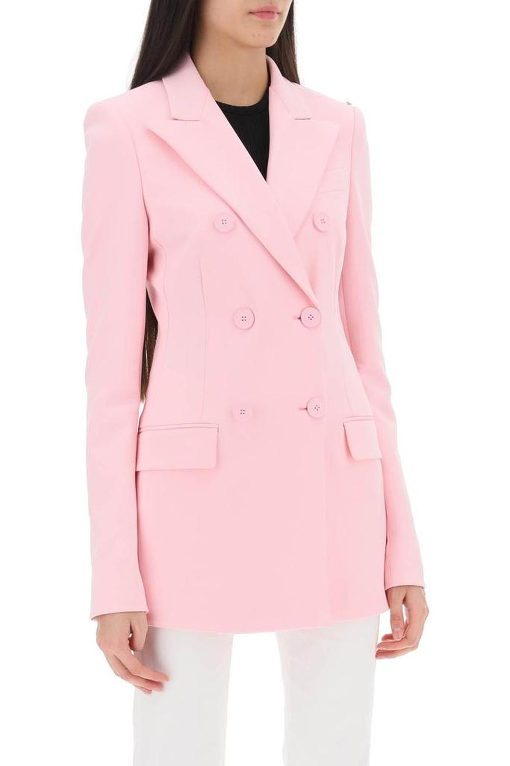 Frizzo Double-Breasted Blazer In Jersey