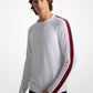 Logo Tape Cotton Blend Sweater