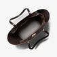 Flora Large Signature Logo and Leather Tote Bag