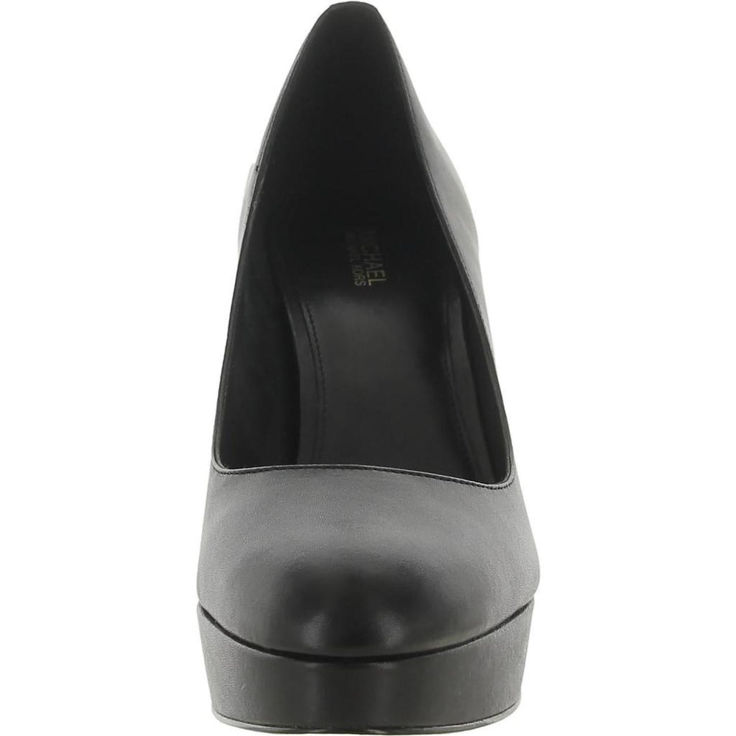 Womens Leather Slip-On Pumps