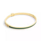 Gold Plated Hinged Bangle Bracelets