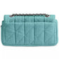 Tabby 20 Quilted Denim Shoulder Bag