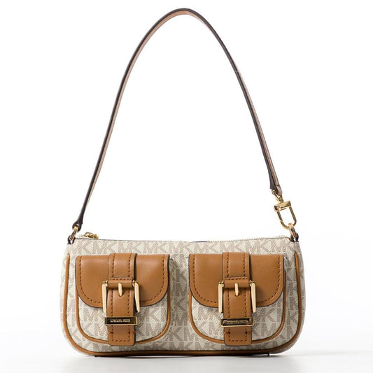 Michael Michael Kors Zoe Small Signature Logo Pochette Bag
