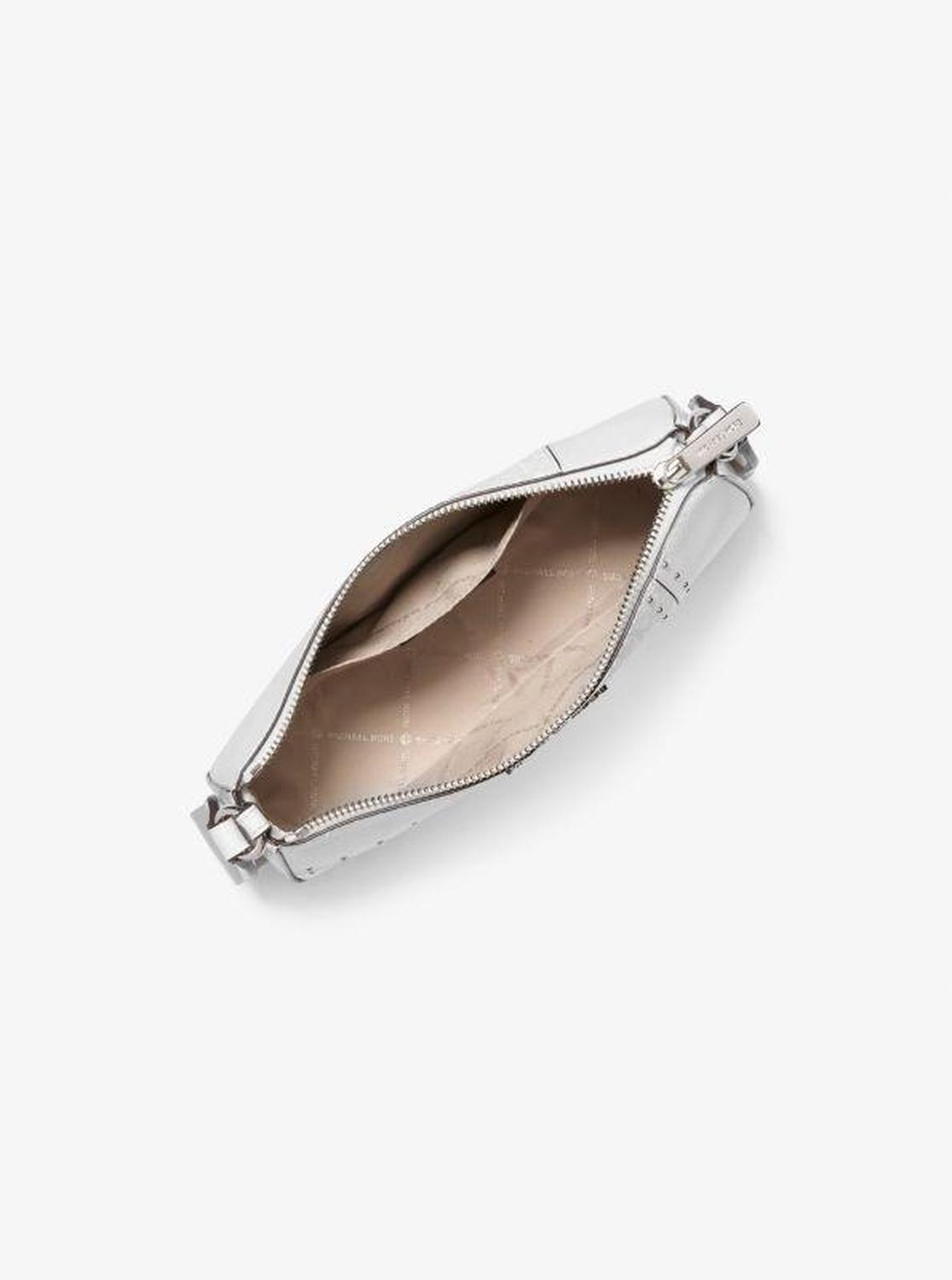 Jet Set Travel Small Metallic Patchwork and Signature Logo Crossbody Bag
