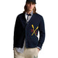 Varsity-Inspired Cotton Cardigan