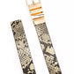 Women's Reversible Snake Pattern Belt