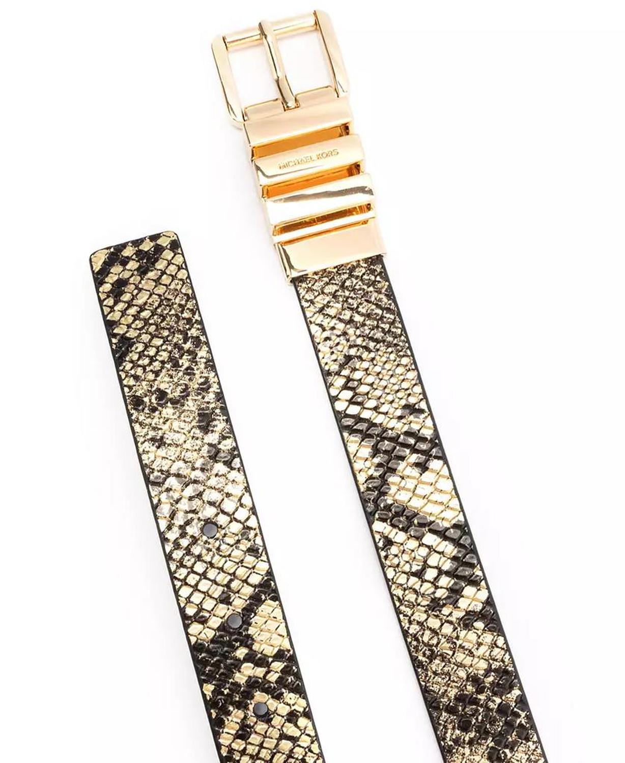 Women's Reversible Snake Pattern Belt