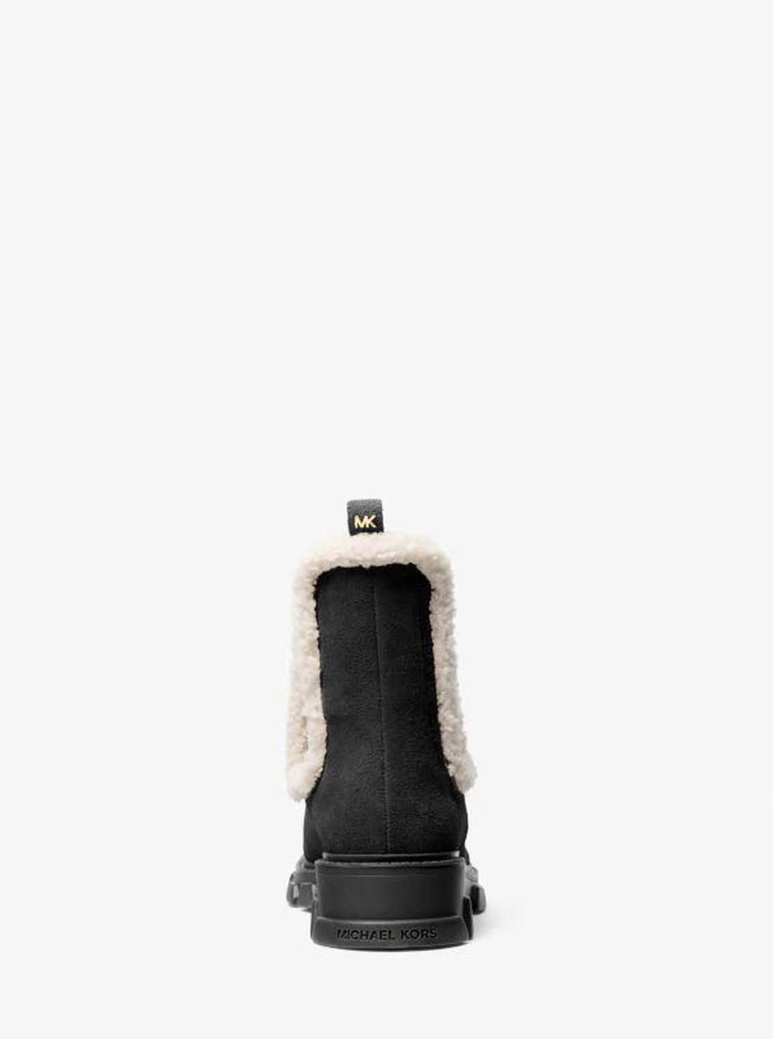 Ridley Suede and Faux Shearling Boot