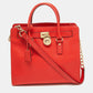 Michael Michael Kors Coral Leather Large Hamilton North South Tote