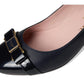 Bowdie Smooth Leather Ballet Pump