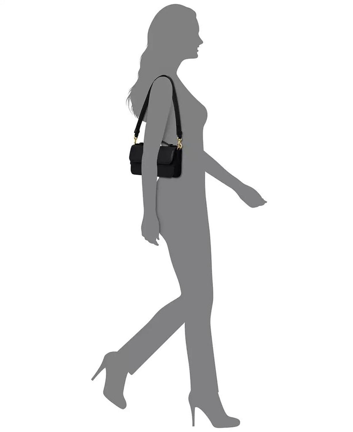 Elora Small Leather Top Handle Shoulder Bag