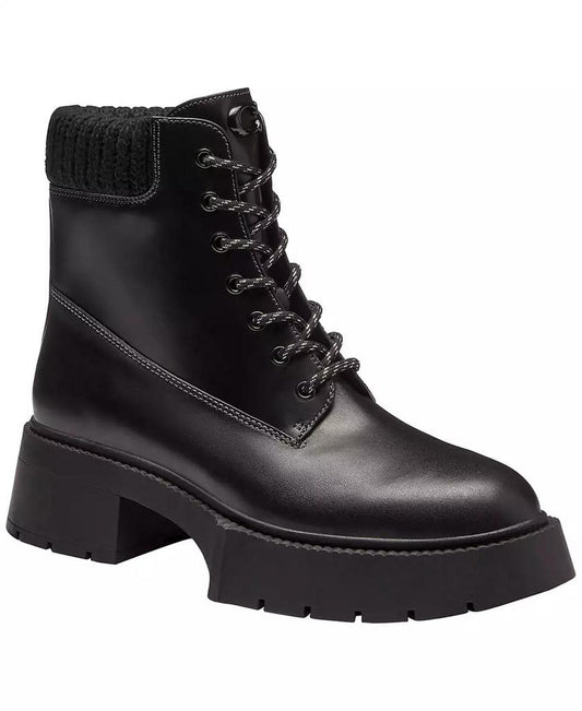 Women's Leah Platform Lace-Up Booties