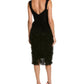 Marchesa Notte Lace Midi Dress