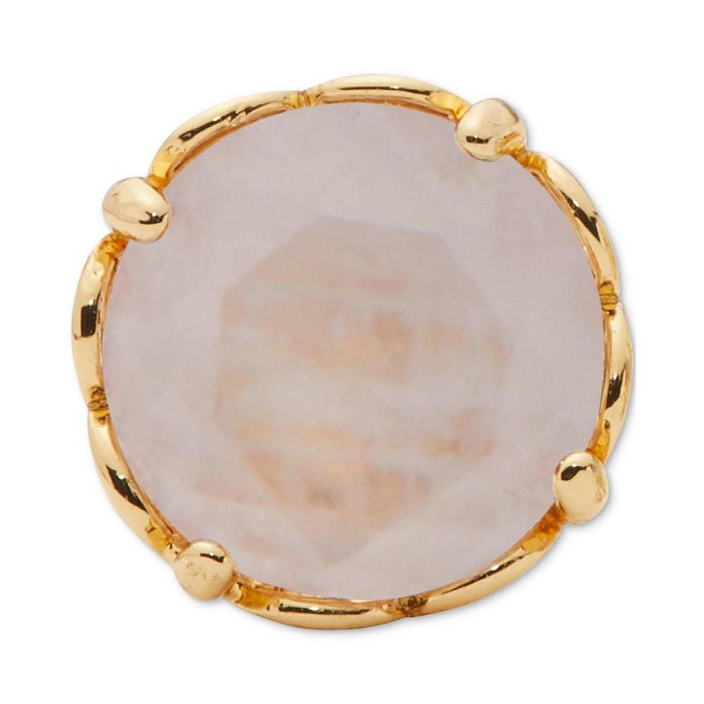 Gold-Tone Color Cubic Zirconia Stud Earrings