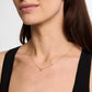 Cubic Zirconia Cut Pendant Necklace