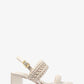 Audrina Woven Block Heel Sandal