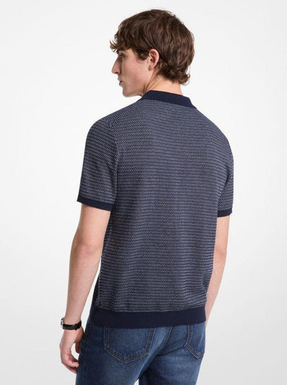 Cotton Tuck Stitch Shirt