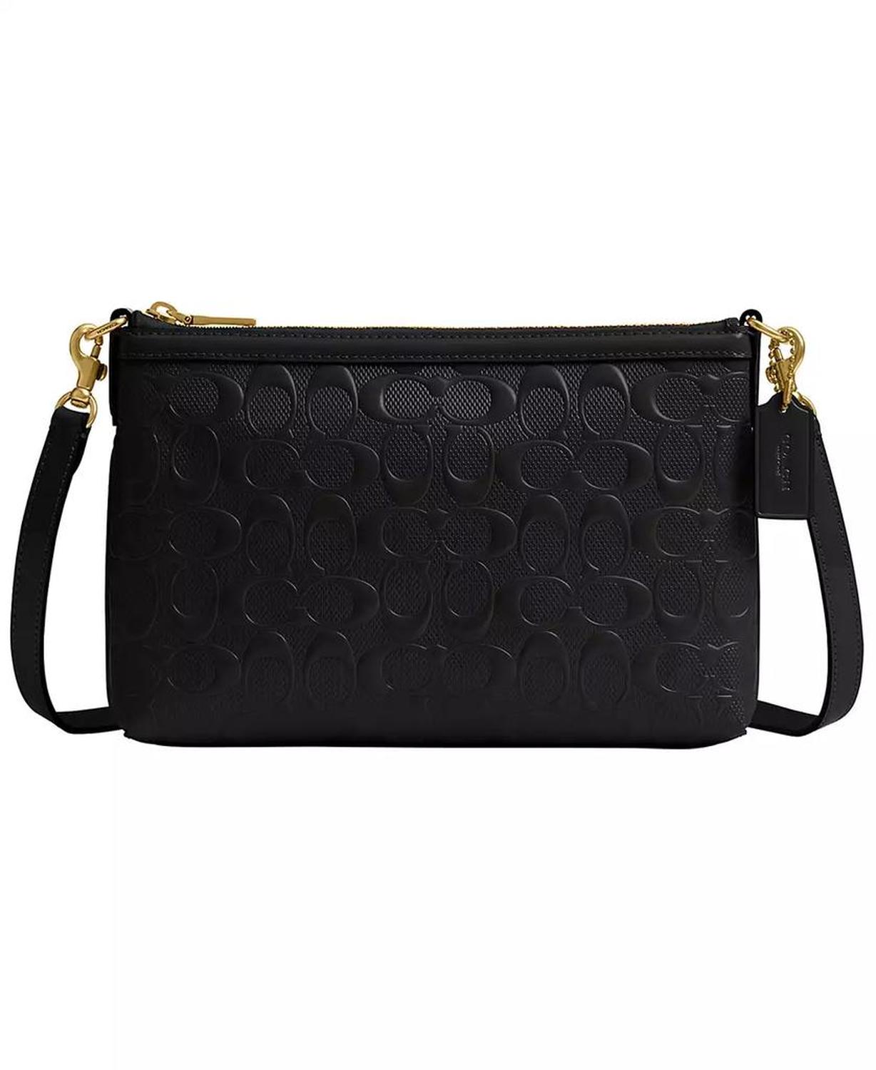 Legacy Small Signature Patent Leather Crossbody Bag