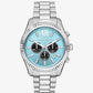 Oversized Lexington Silver-Tone Watch