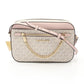 pink  Coated Canvas Leather Shoulder Bag (Pre-Owned)