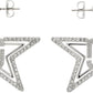 Silver J Marc Star Hoop Earrings