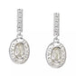 Faux Stone Signature Pavé Bar Drop Earrings