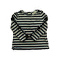Girls Navy Stripe Long Sleeve T-Shirt