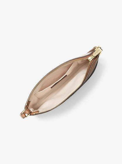 Jet Set Medium Signature Logo Wristlet