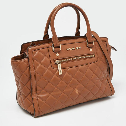 Michael Michael Kors Quilted Leather Selma Satchel