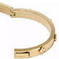 Spade Flower Hinge Bangle Bracelet