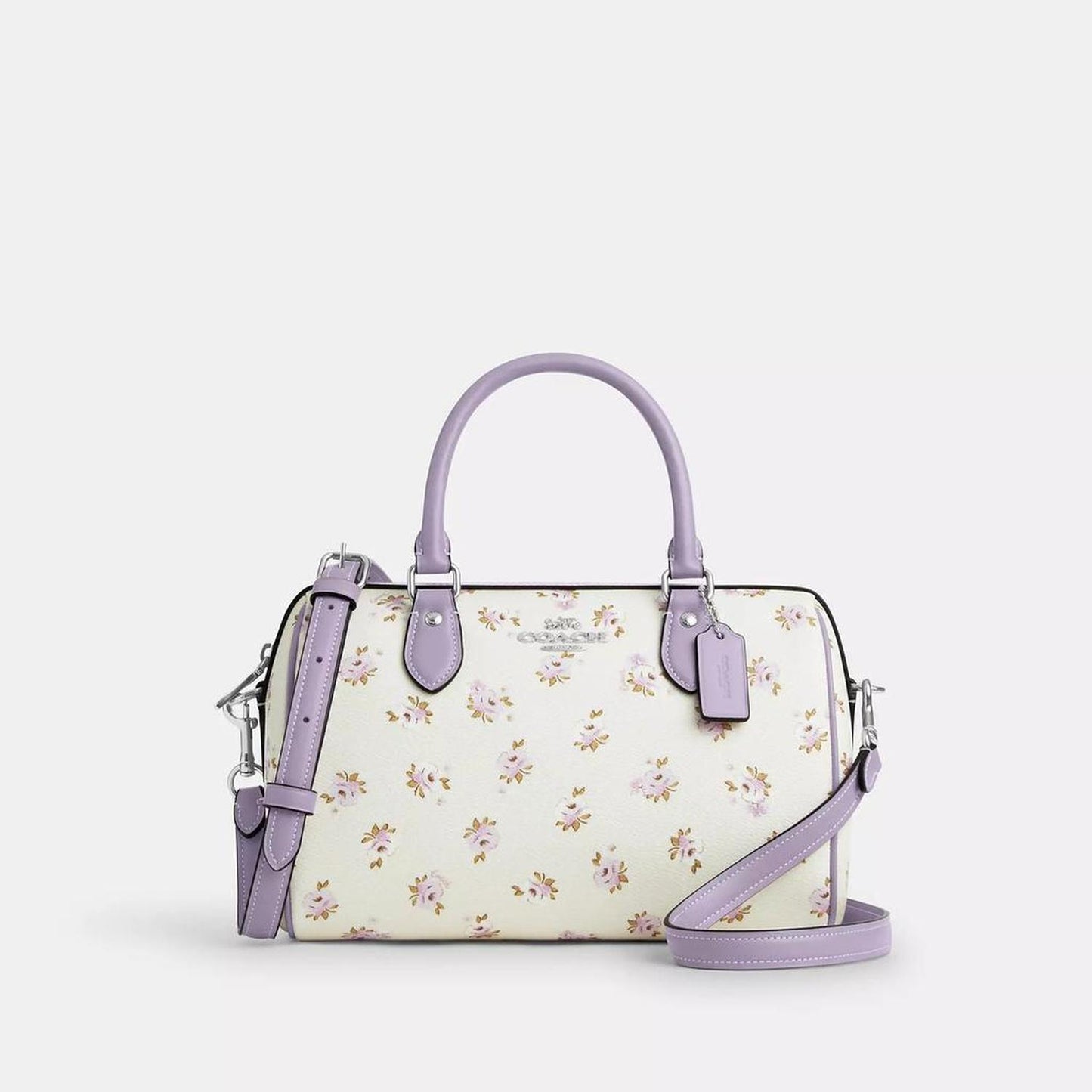 Rowan Satchel Bag With Floral Print