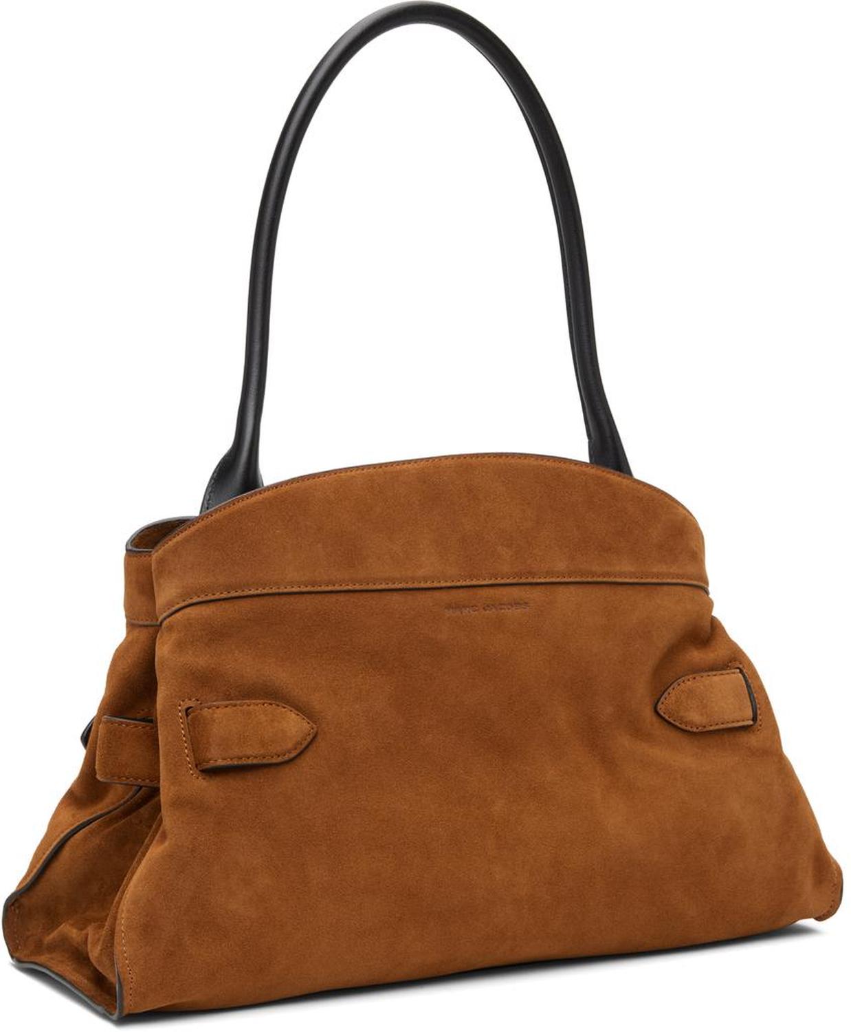 Tan 'The Suede Dakota Satchel' Bag