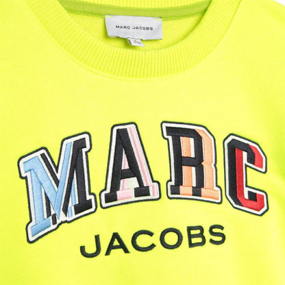 The Marc Jacobs Kids Logo Embroidered Jersey Knit Sweatshirt
