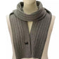 Men's Ribbed Scarf