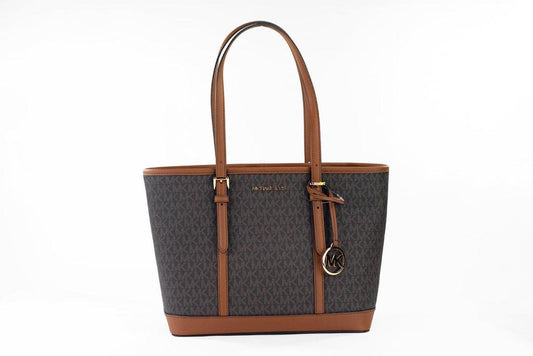 Michael Kors Jet Set Travel Small  PVC Shoulder Tote Handbag Bag Women's Purse
