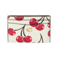 Essential Card Case With Cherry Print