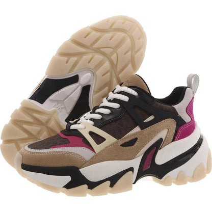 Womens Leather Lifestyle Casual And Fashion Sneakers